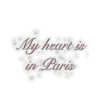 “My Heart is in Paris” (Sticker)
