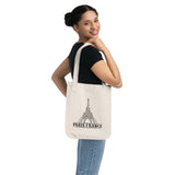 Paris France (Organic Cotton Canvas Bag)