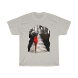 Women in Red in the Streets of Paris (Unisex T-shirt)