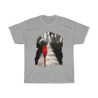 Women in Red in the Streets of Paris (Unisex T-shirt)