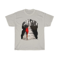 Women in Red in the Streets of Paris (Unisex T-shirt)